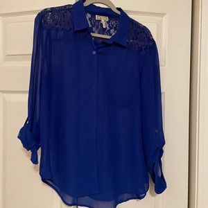 Long sleeved button down